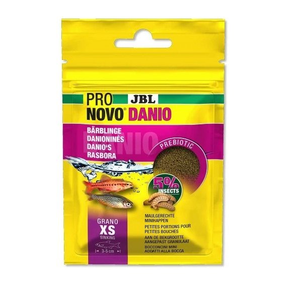 Корм JBL® Pronovo Danio Grano XS для мелких барбусов и данио гранулированый 16 г