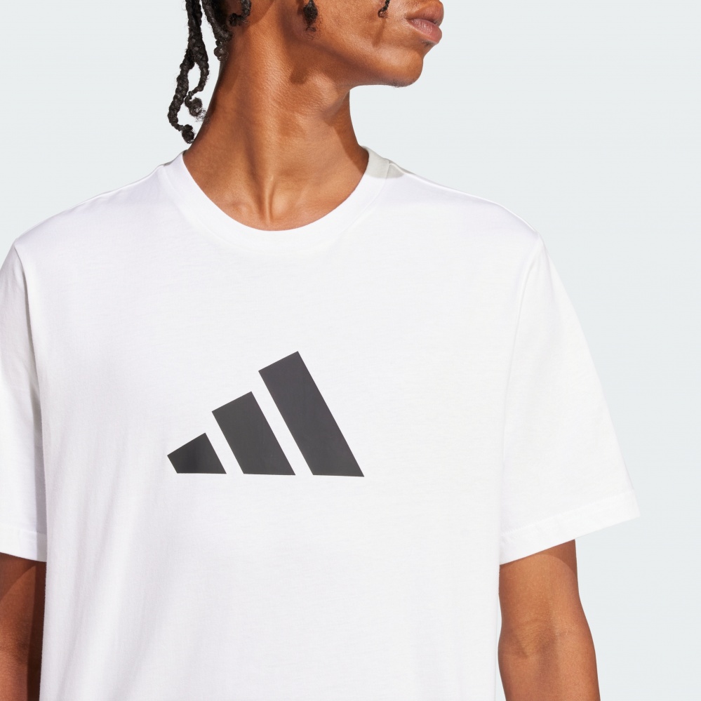 Футболка Adidas M FI 3BAR TEE JD4913 р.L белый