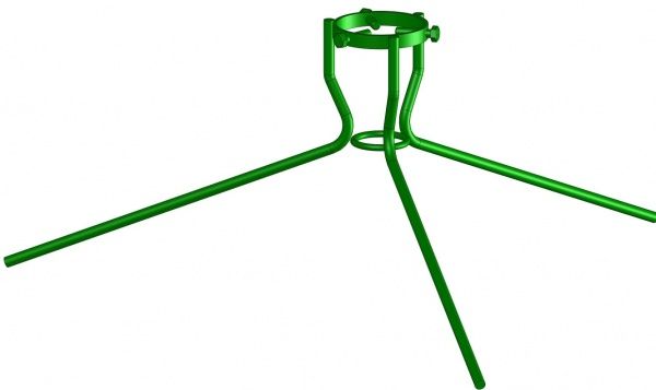 Подставка под елку металическая зеленый 