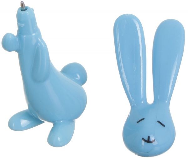 Ручка кулькова Зайченя блакитне 