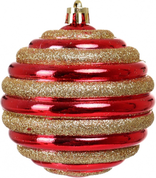 Набір ялинкових іграшок бурульки і кулі в асортименті 75 шт./уп.