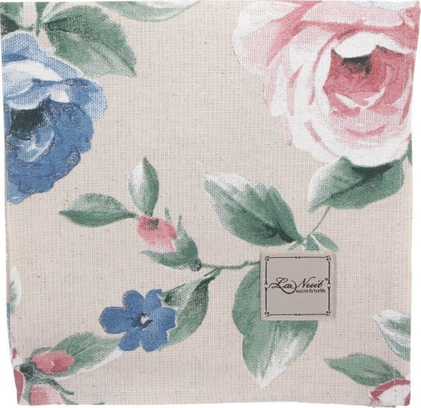 Серветка La Nuit Шарлота Троянди 40x40 см бежевий 