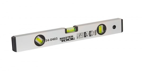 Уровень 40 см MASTERTOOL усиленный 3 капсулы 34-0403