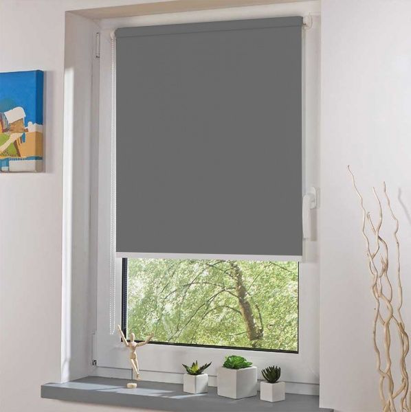 Ролета мини Rollotex струна RIMINI ICE 71x150 см графит 