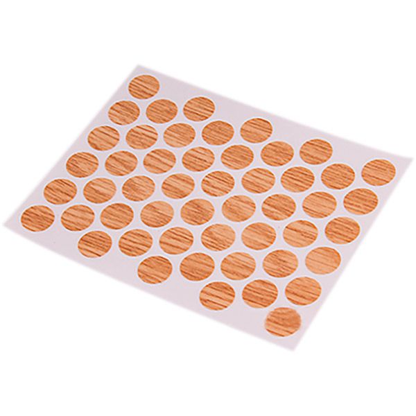 Заглушка на конфірмат самоклеюча дуб 50 шт DC