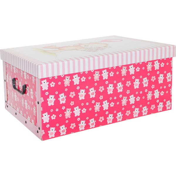 Ящик для вещей Orsacchiotto Rosa Maxi 51x37x24 см