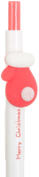 Ручка кулькова Happy Christmas Рукавиця 