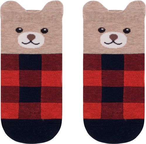 Шкарпетки дитячі Conte-Kids Tip-Top Ведмежата 322 17С-59СП р.18 синій із червоним 