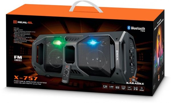 Акустична система Real-el X-757 2.0 black 