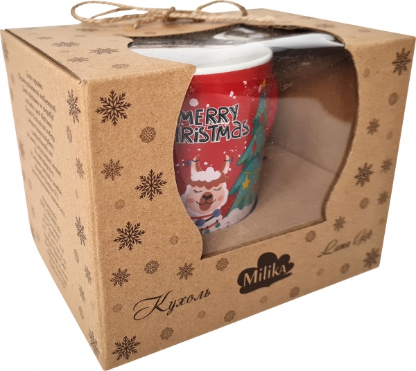 Чашка Lama Gift 410 мл Color М0420-FT21148-2 Milika
