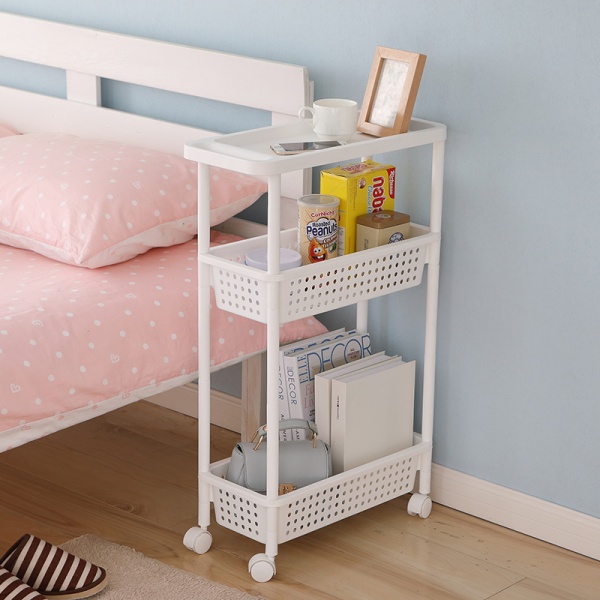 Етажерка MVM FH-23 WHITE 3-рівнева 750x215x470 мм