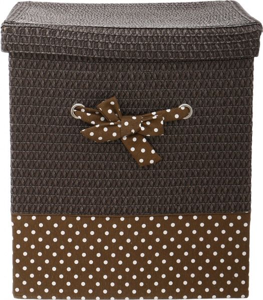 Кошик плетений з текстилем 43x34x50 см DSA16-7AB-1 