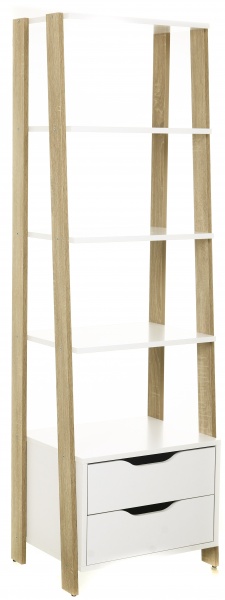 Етажерка SOKME Модена білий/дуб сонома
