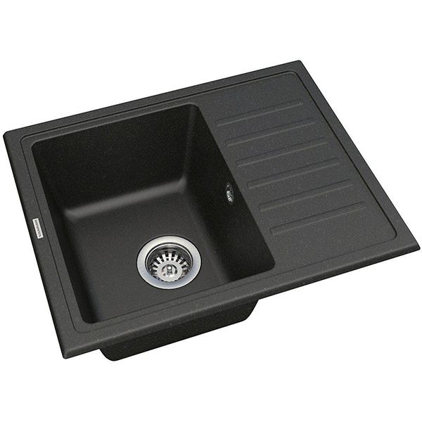 Прямоугольная кухонная мойка Vankor Lira LMP 02.55 Black