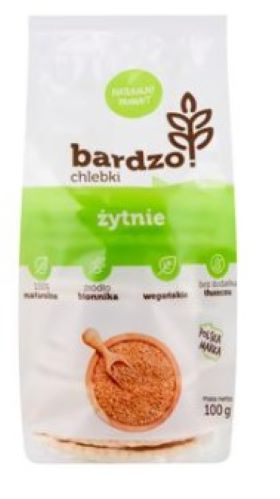 Вафлі житні BARDZO 100 г 