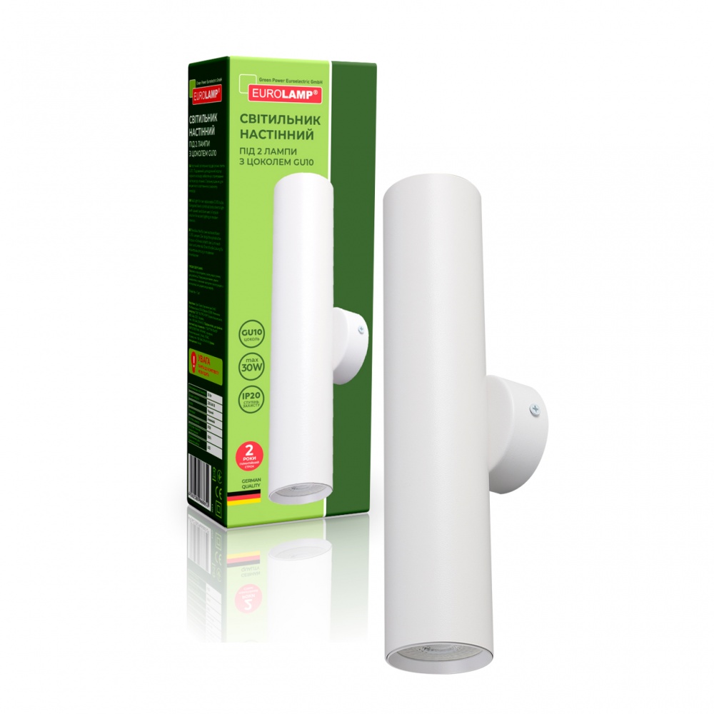 Бра Eurolamp Pure Line GU10 белый LED-BRA-2xGU10(white)