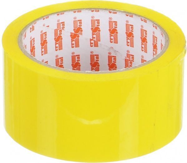 Клейка стрічка 302-107 жовта 48 мм 61 м 42 мкн