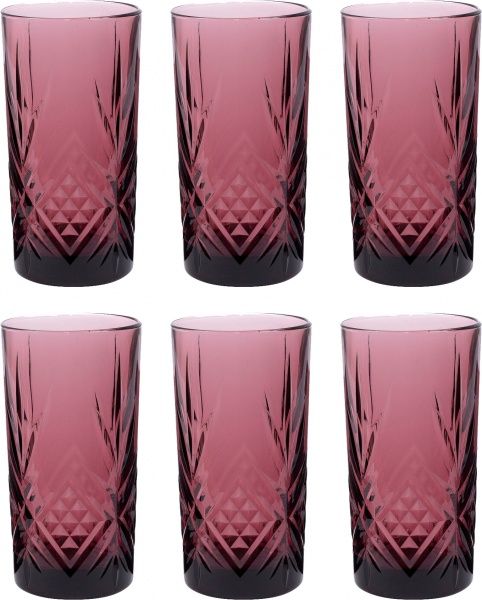 Набор стаканов высоких Lilac Salzburg 380 мл 6 шт. Luminarc 