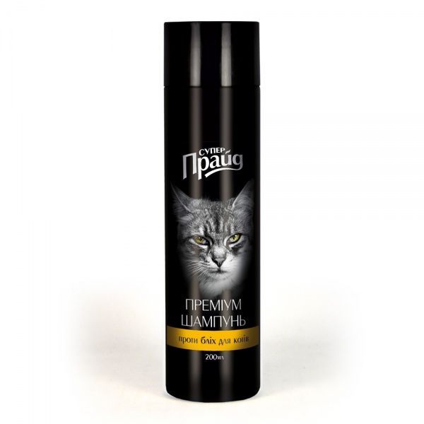 Шампунь Лорі преміум протиблошиний для котів Супер-Прайд 200 мл