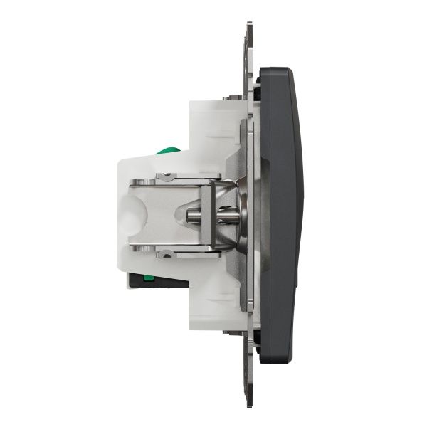 Розетка компьютерная двойная Schneider Electric Sedna Design RJ45 CAT5E UTP черный SDD114452