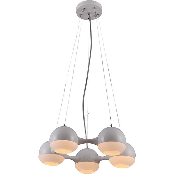 Люстра підвісна Altalusse INL-9374P-05 5x40 Вт E27 біла