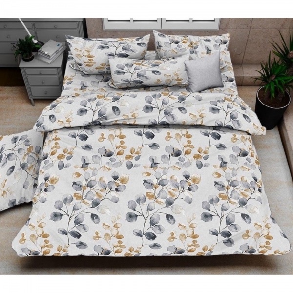 Комплект постільної білизни Rollina 1.5 різнокольоровий принт SoundSleep 