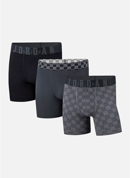 Набор трусов мужские Jordan JHM 23 MONOGRAM 3PK BOXER BRIE JM0691-023 L черный