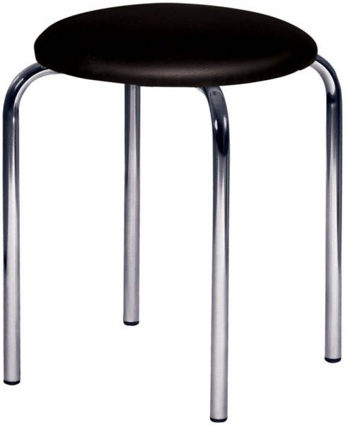 Табурет AMF Art Metal Furniture Софи черный / хром 