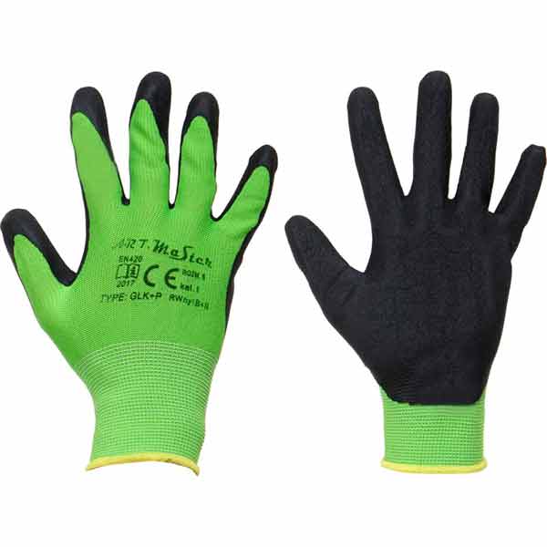 Перчатки ArtMaster с покрытием латекс M (8) RWNYL B+S