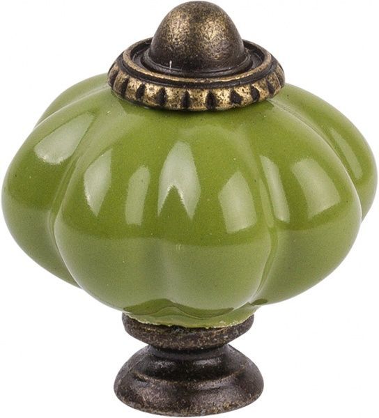 Меблева ручка 31476 антична бронза/темно-оливковий Ferro Fiori CR 9150.34