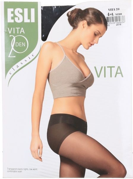 Колготки женские Conte Vita 20 den р. 4 черный 1 шт. 