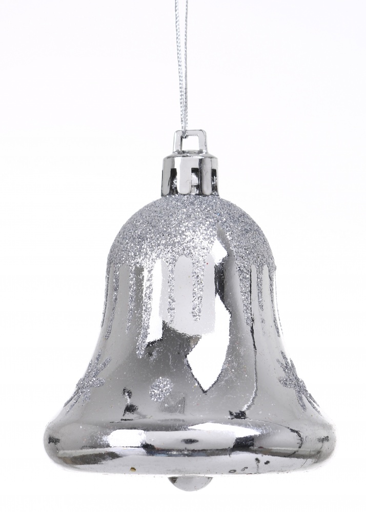 Набір підвісок 3 шт дзвіночок 3 кольори в асортименті 6 см EPI-