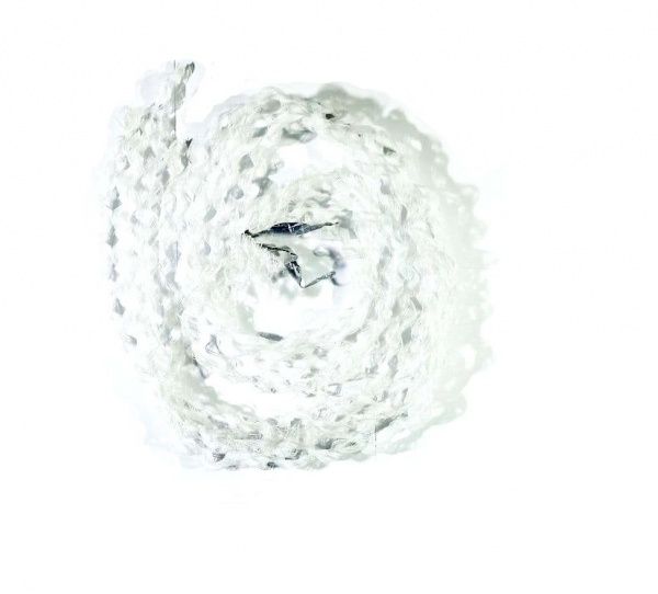 Гирлянда искусственная Змейка Белая