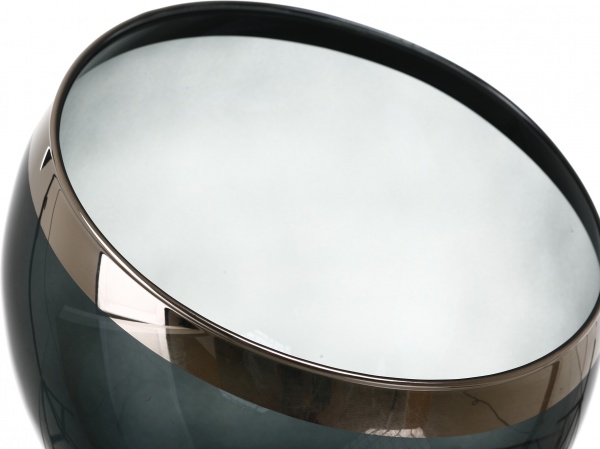 Ваза Wrzesniak Glassworks Semisphere 18,2 см серый 