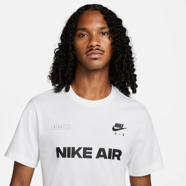 Футболка Nike M NSW AIR 1 TEE DM6337-100 р.2XL білий