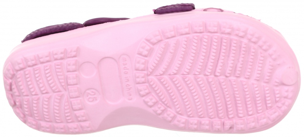 Сабо для девочек Shantou Смайл р.25 сиреневый (ls-23095)