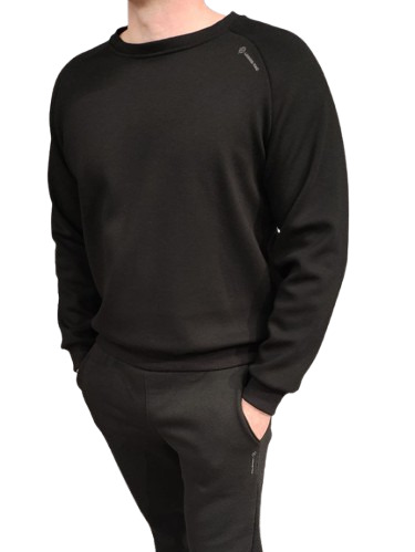 Світшот LOGOS-Tac реглан теплий 04-06-00-0042 р.XL чорний