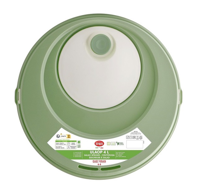 Сушарка для салату Snips 4 л зелений 001021