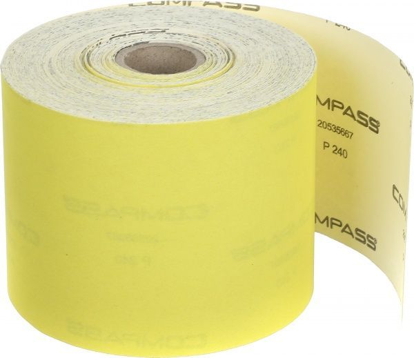 Наждачная бумагаCompass P240 115 мм 1 м.п.