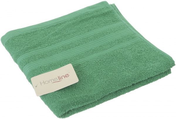 Полотенце с полосками 50x90 см зеленый Home Line 
