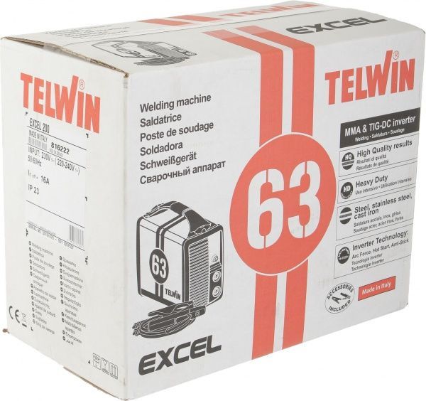 Інвертор зварювальний Telwin EXCEL 200