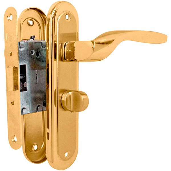 Ручка на планке RDA Arona 258 латунь/матовая латунь