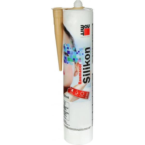 Герметик силіконовий Baumit Baumacol Silikon Miel медовий 310 мл