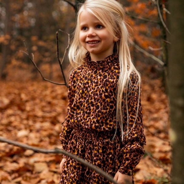 Платье Koko Noko с воланами U44947-37 р.104 леопардовый U44947-37 