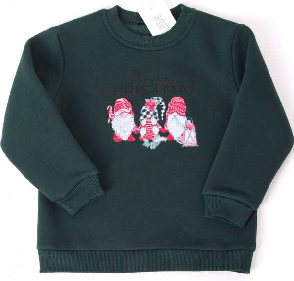 Свитшот для девочки Mevis р.122 зеленый 4504 