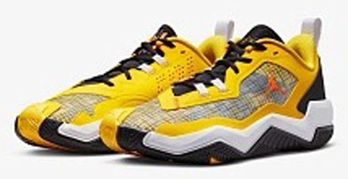 Кроссовки Nike JORDAN ONE TAKE 4 DO7193-700 р.43 желтый