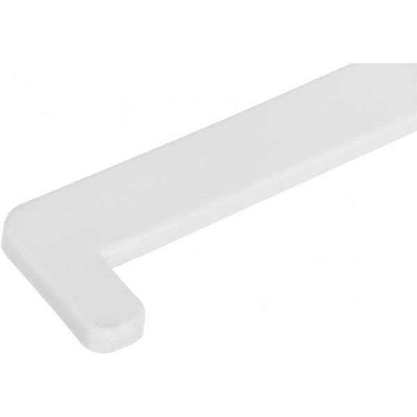 Торцевая заглушка Унипласт 600х22х5 мм белый 