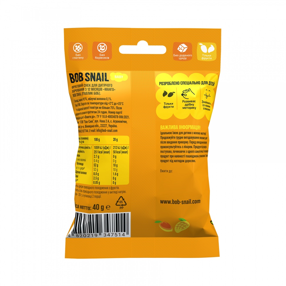 Снеки Равлик Боб