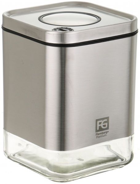 Ємність прямокутна 600 мл Steel Quadro Flamberg Premium