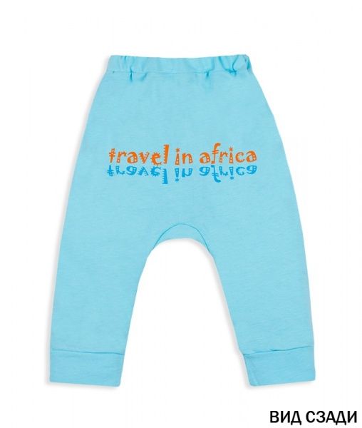 Штани для новонароджених GABBI BR-20-11 Африка р.68 блакитний 